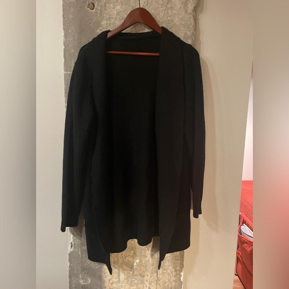 Classic Black Cardigan with pockets